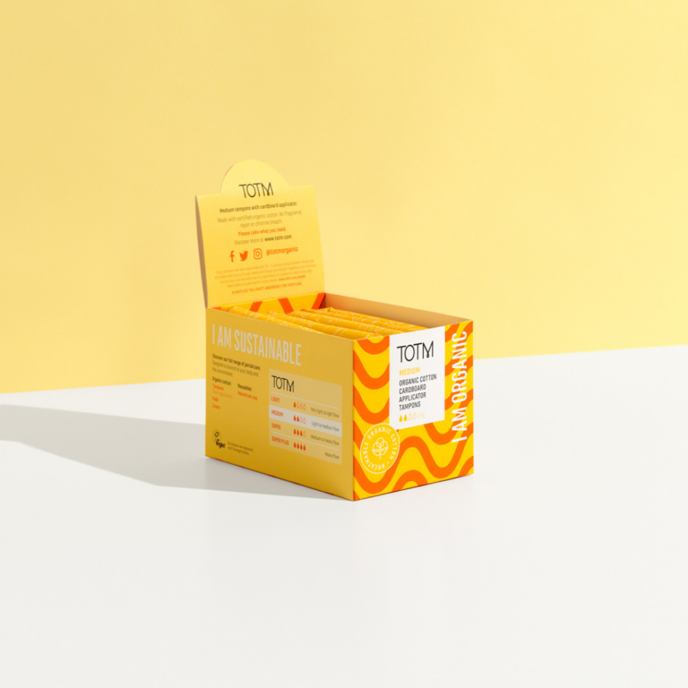TOTM medium applicator tampons workplace box