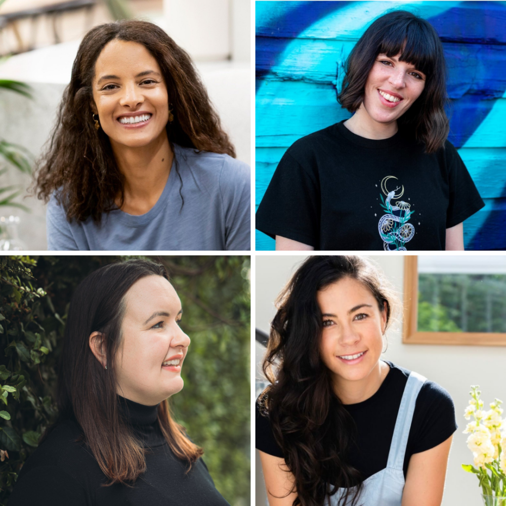 A square tile feature of TOTM's expert panel for their period positive workplace talks including Lola Ross, Ella Daish, Katherine Glyde and Kelly Mulhall.